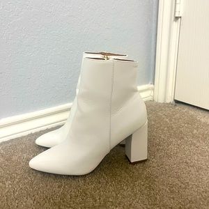 Madden girl white booties size 7.5